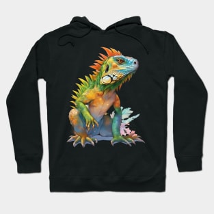 Enigmatic Giant Iguana Hoodie